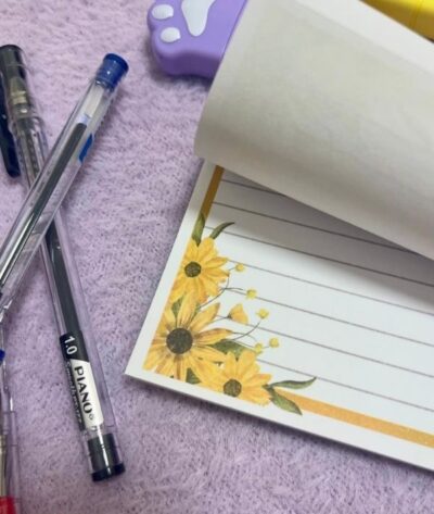 ورق لكتابة الملاحظات